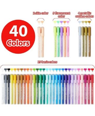 40ct DIY Acrylic Marker Pens Y30-80600-22
