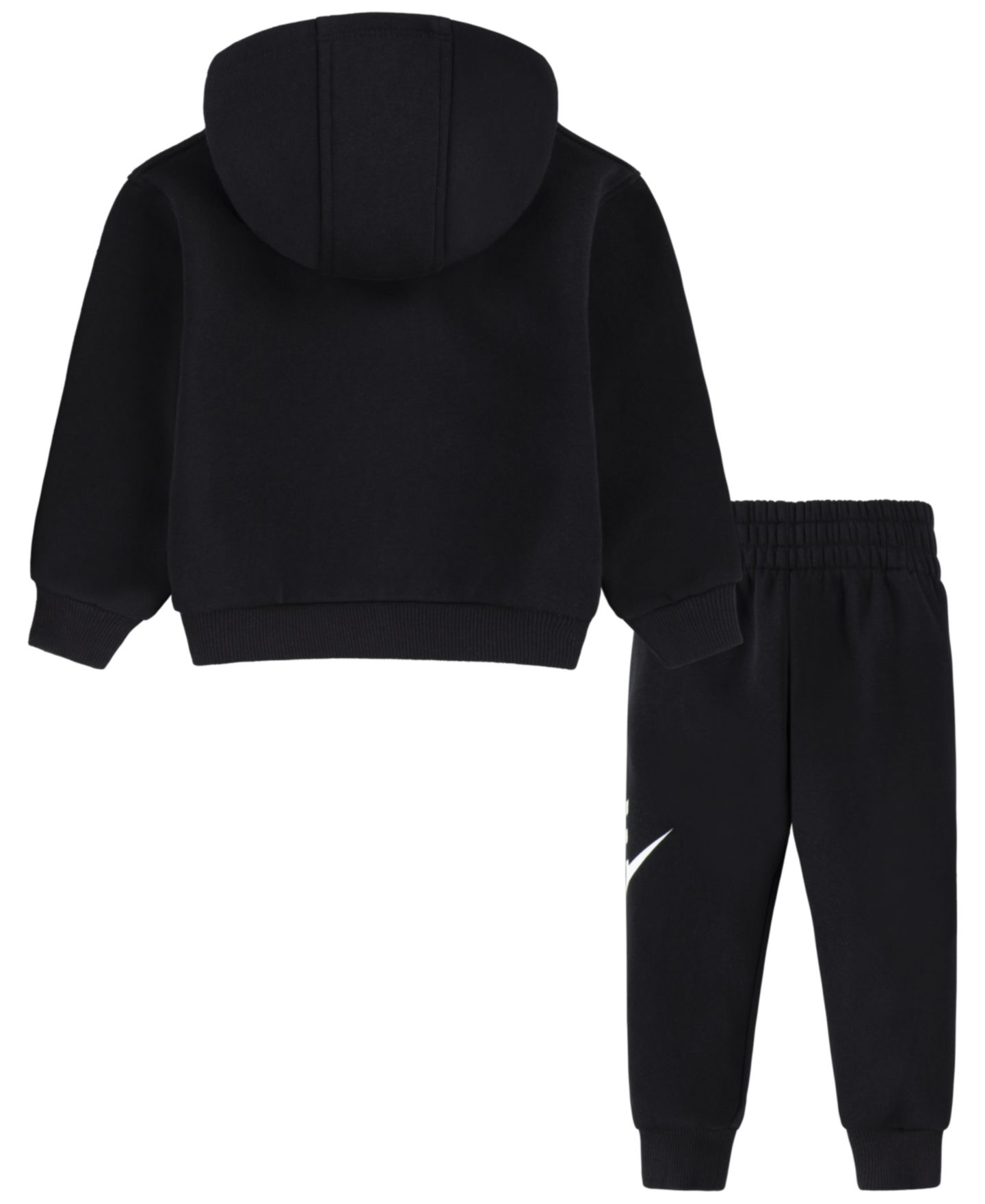 Детский комплект Nike Club Fleece: худи и брюки, 2 предмета, цвет: Чёрный — фото 2