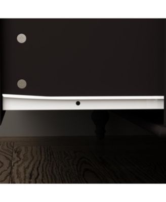 Brown Paint Big Wardrobe Armoires With Mirror,Drawers,Shelves