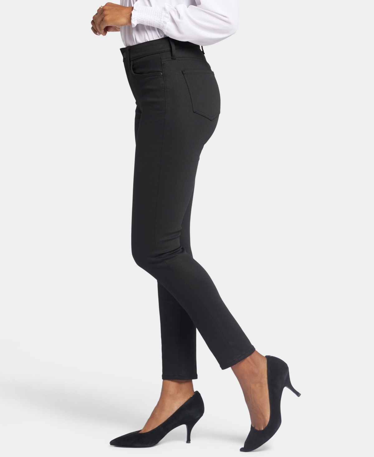 Nydj Ami Black Rinse Skinny Leg Jean In Black Rinse