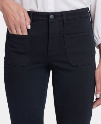 Women's Ava Flare Patch Pocket Jeans