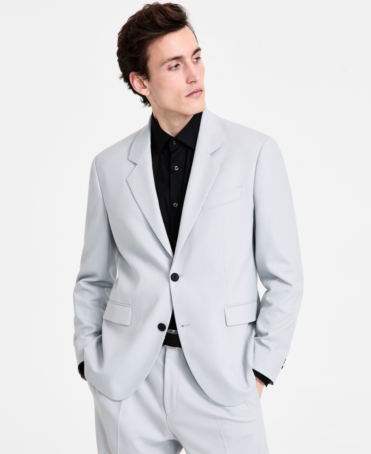 Hugo Boss Hugo By  Men's Modern-fit Suit Jacket In Light Grey