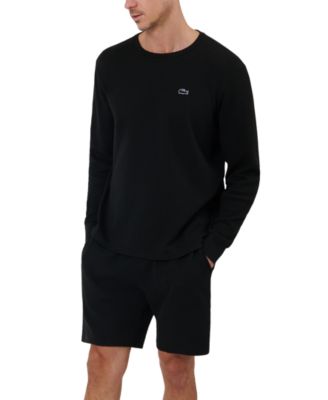 Men's Waffle-Knit Thermal Sleep Shirt