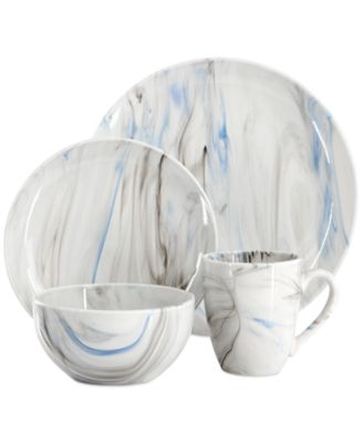 Marble 16 Pc. Dinnerware Set, Service for 4