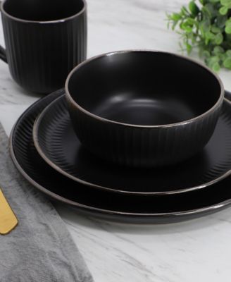 Leo 16 Pc. Dinnerware Set, Service for 4