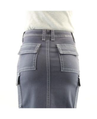 Women's Slate Cargo Skirt