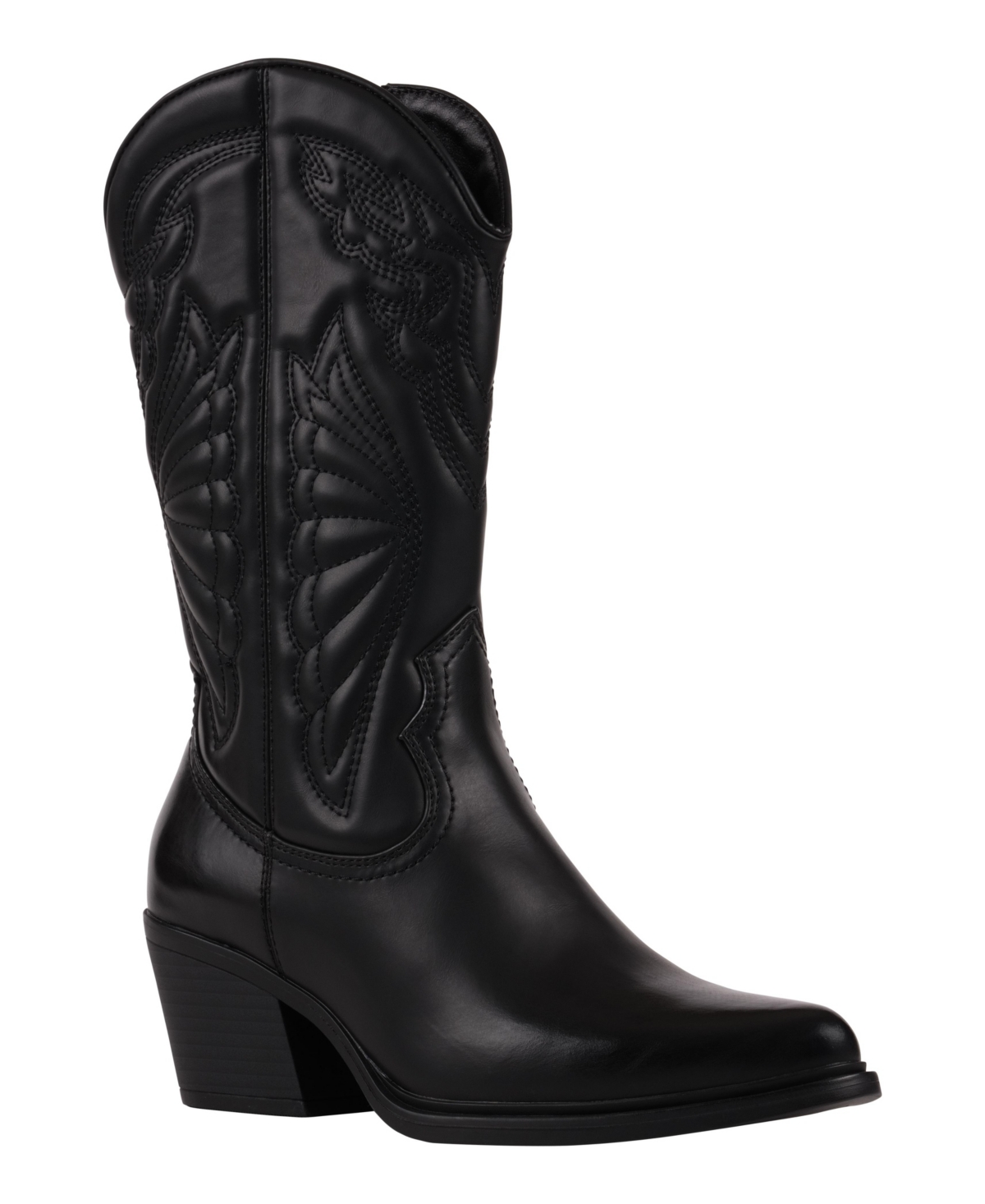 Gc Shoes Women's Savannah Western Mid-calf Boots In Black