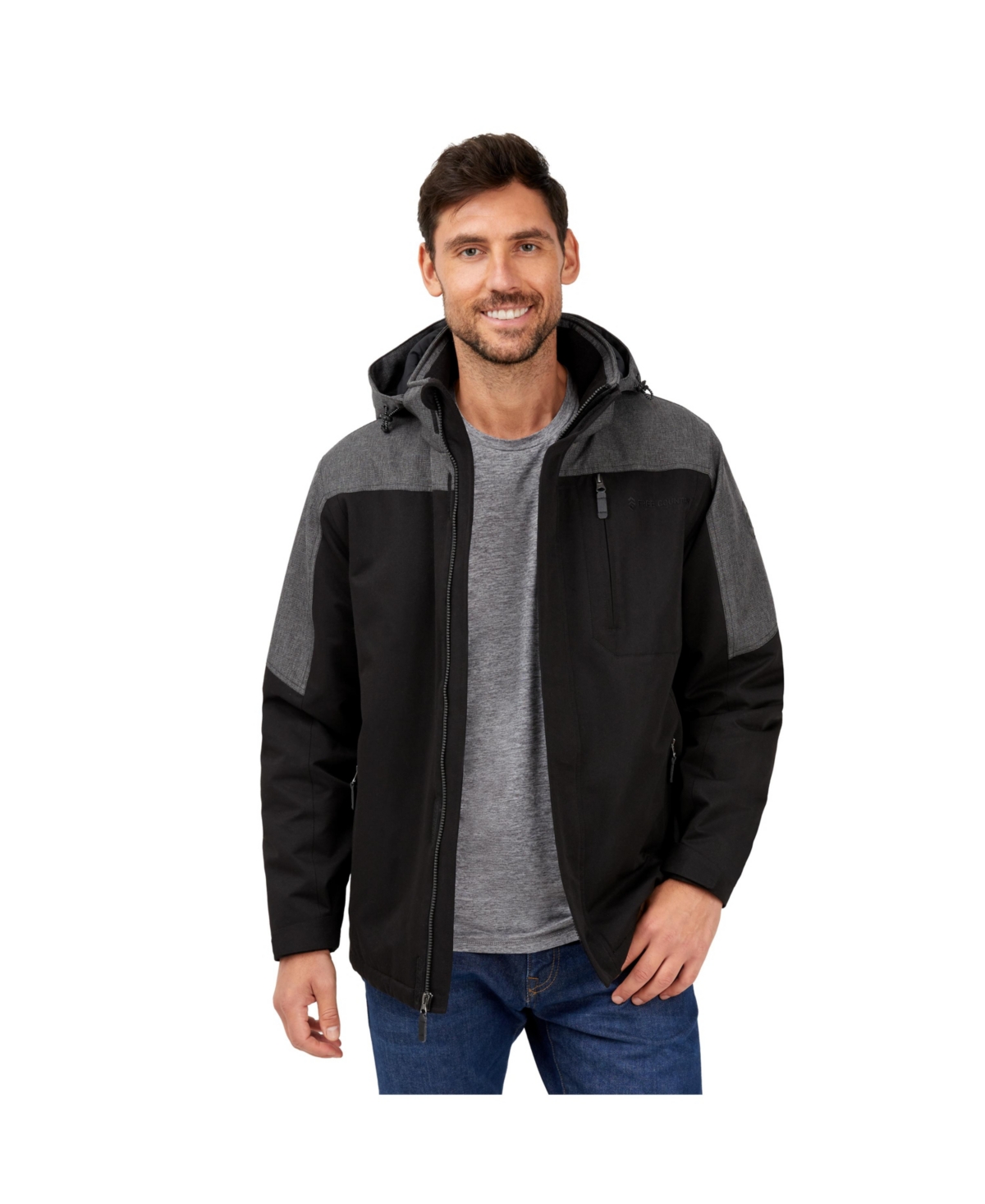 Free Country Men's High Alps Ii Brawny Canvas Parka Jacket