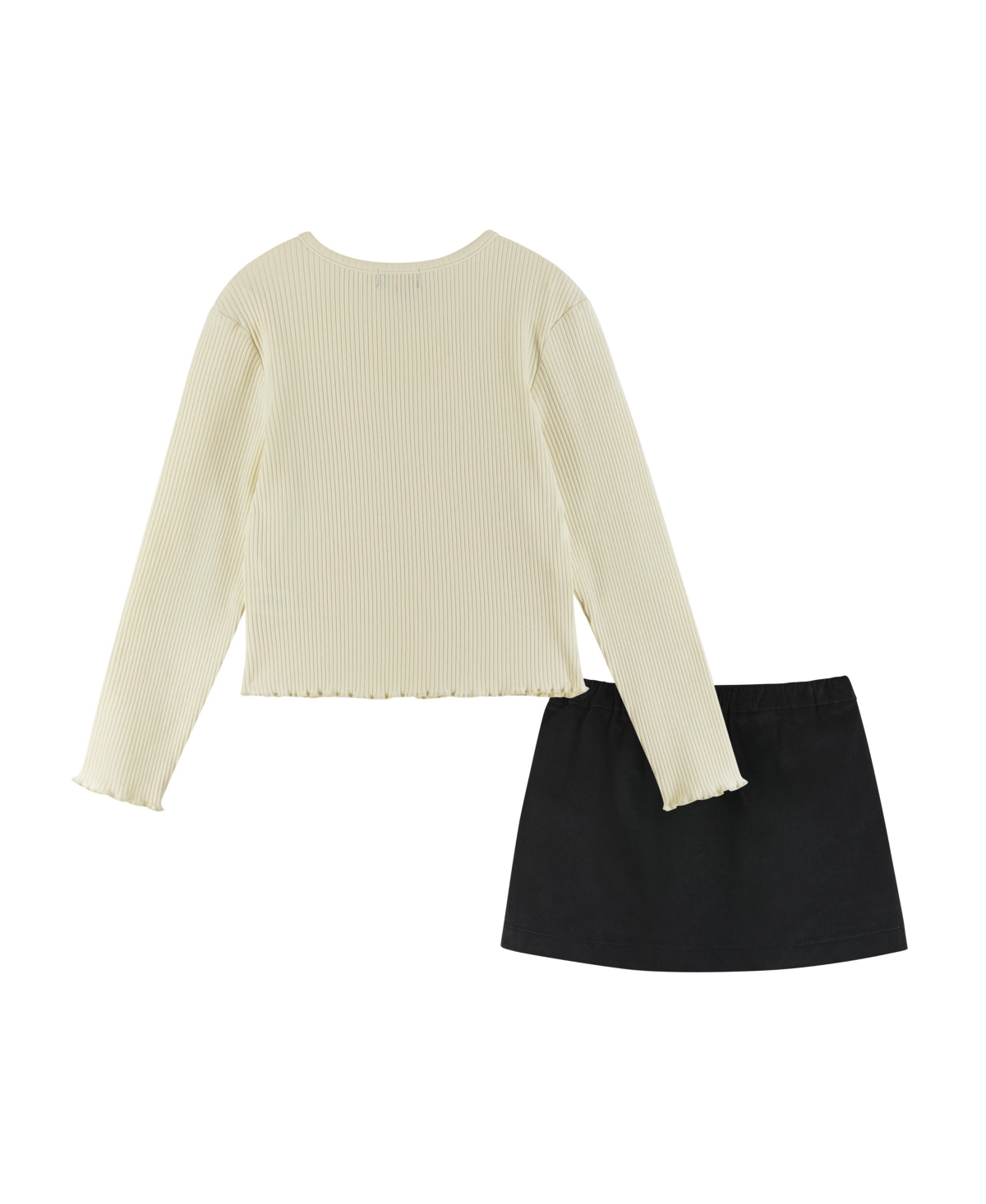 Andy & Evan Big Girls Knit Top & Skirt Set