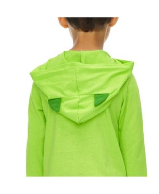 Little Boys Pixar Mike Wazowski Zip Up Cosplay Coverall