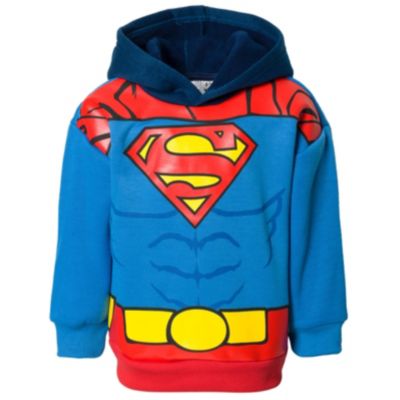 Toddler Boys DC Comics Superman Batman Fleece Pullover Hoodie and Pants Outfit Set to