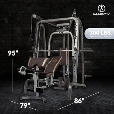 Marcy Deluxe Diamond Elite Smith Cage Home Workout Total Body Gym