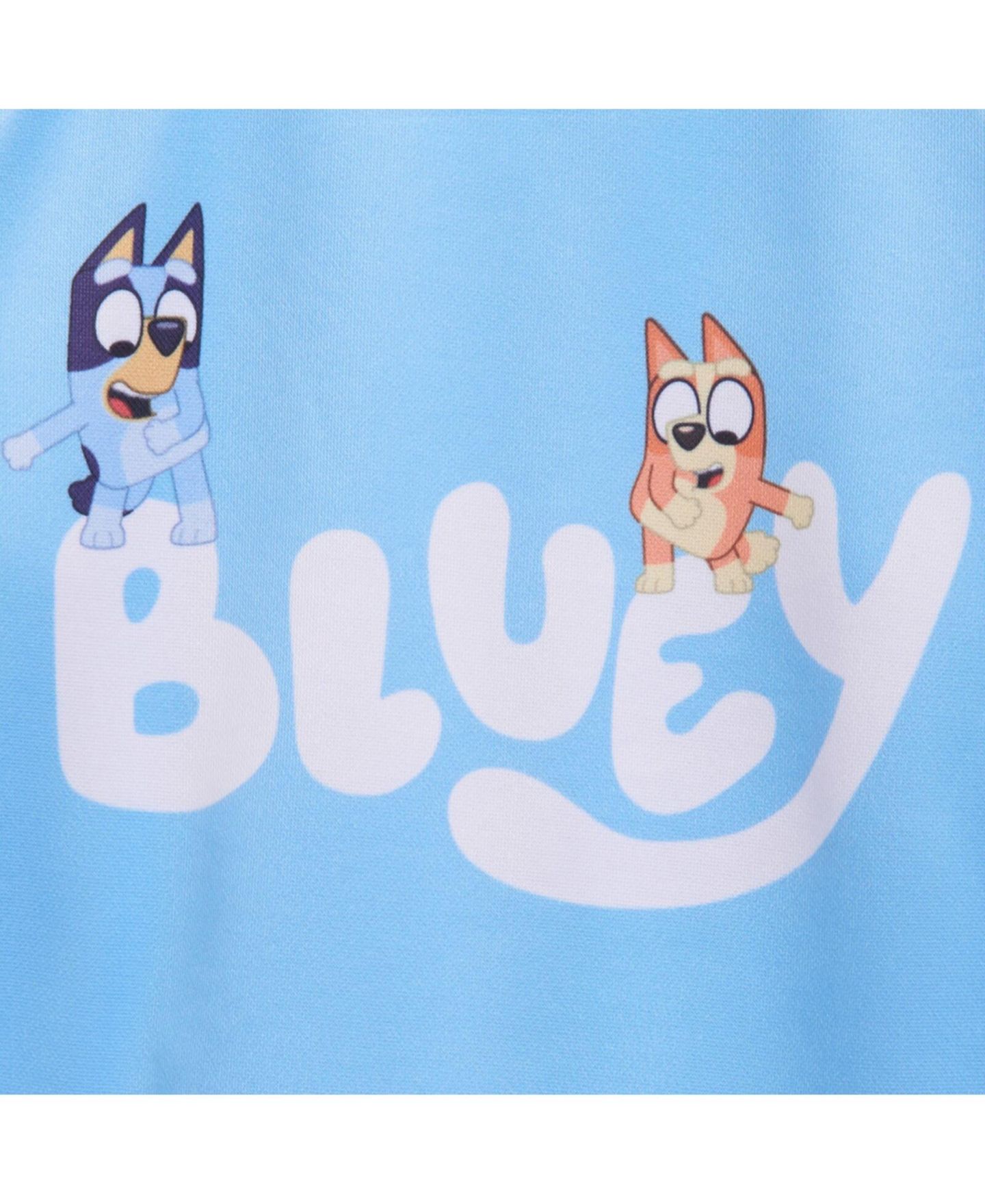 Толстовка Bluey Fleece Sweatshirt and Cotton Gauze Hat для мальчиков-малышей, цвет: Синий — фото 3