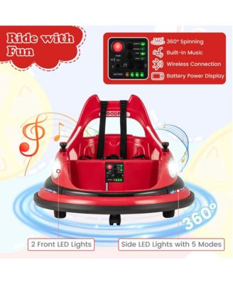 12V Kids Electric Ride On Bumper Car Battery Powered Bumper Car with Remote Control
