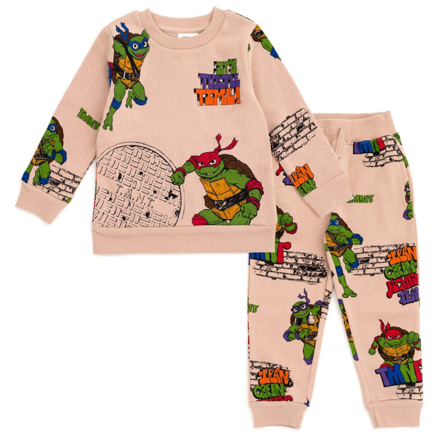 Toddler Boys 2-Piece Fleece Sweatshirt and Pants Set