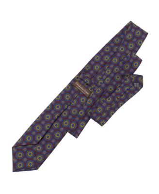 La Vigna - Printed Wool & Silk Tie for Men