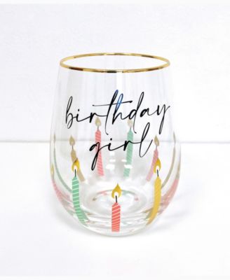 Birthday Girl Stemless Wine Glass