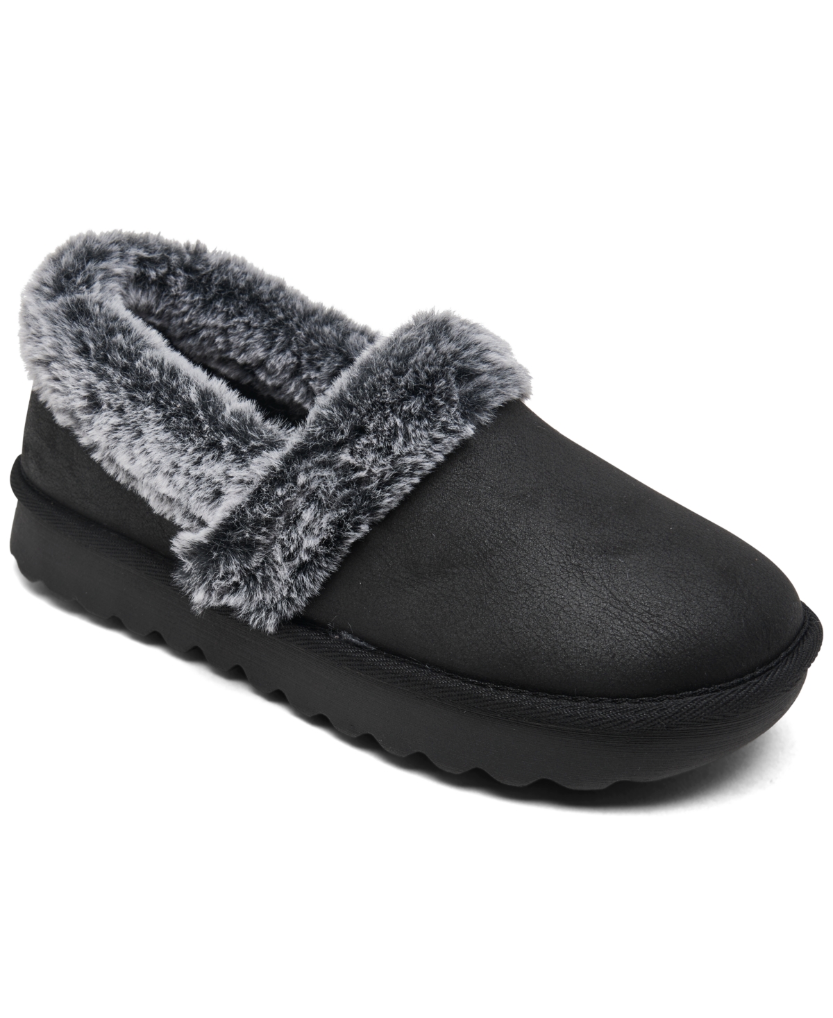 Women's Cozy Up Clog Slippers from Finish Line - Black