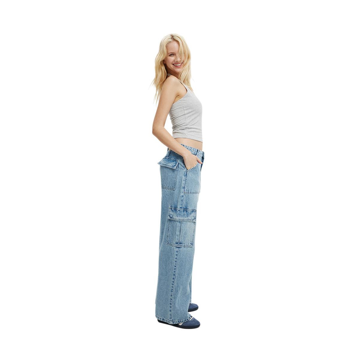 Cotton On Women's Relaxed Cargo Jean