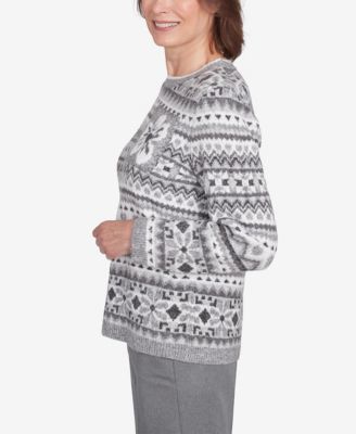 Women's Copenhagen Fair Isle Biadere Patch Sweater