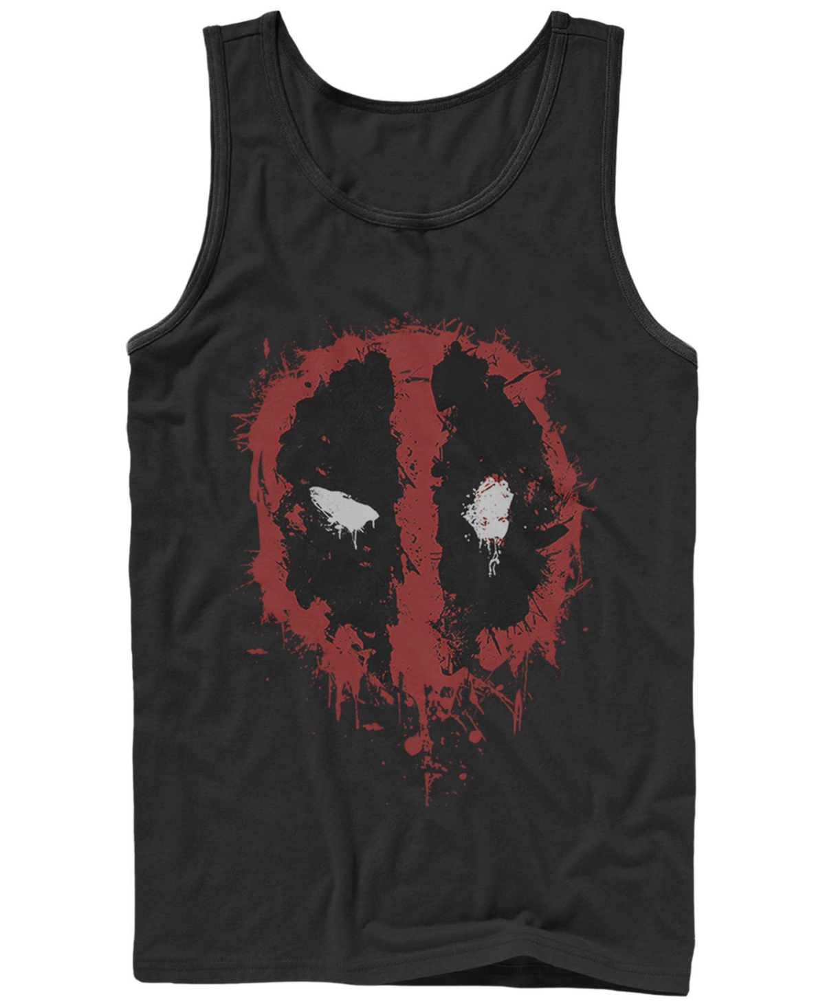 Men's DeadPool SplatterIcon Tank - Black
