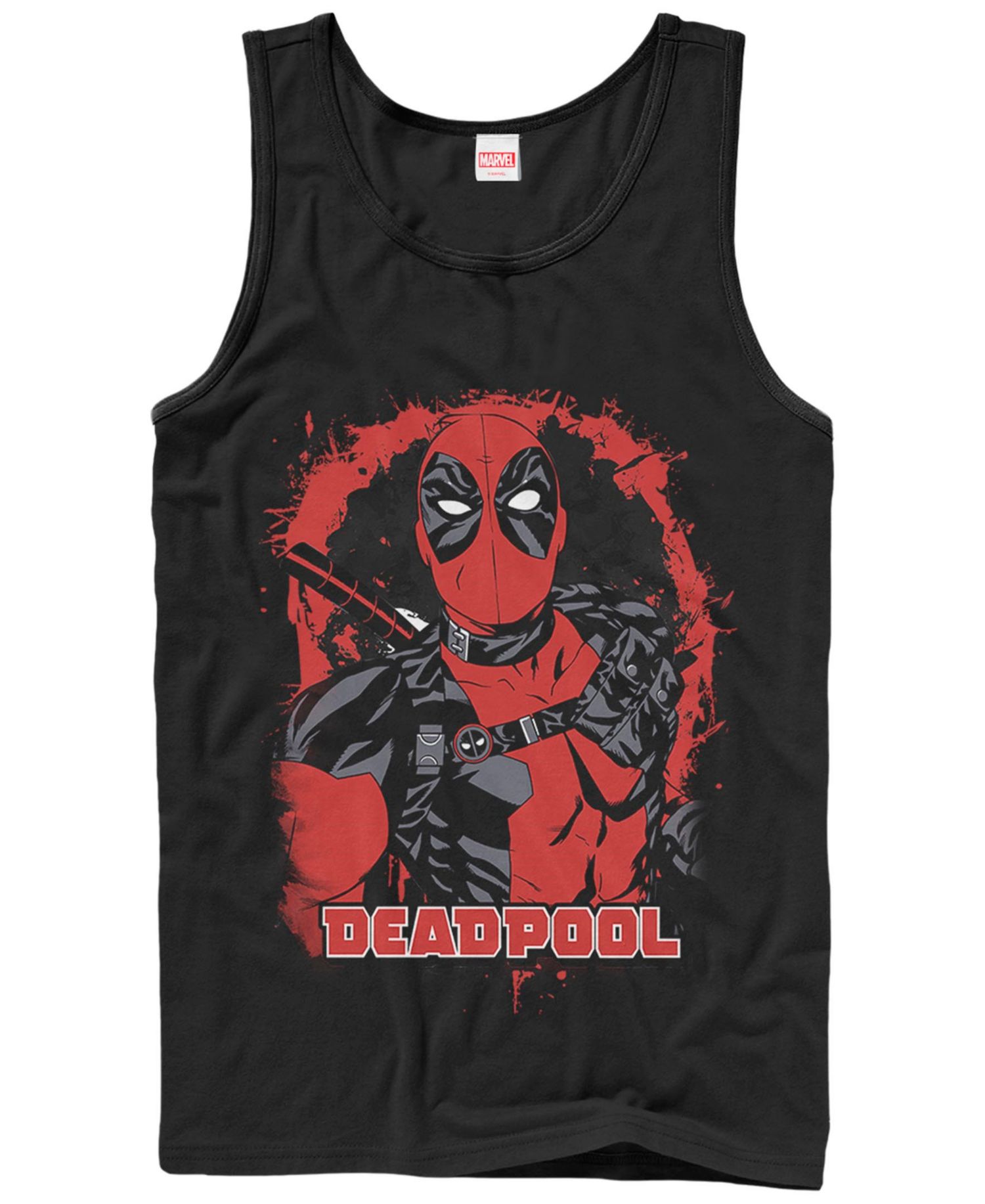 Men's Painted Deadpool Tank
