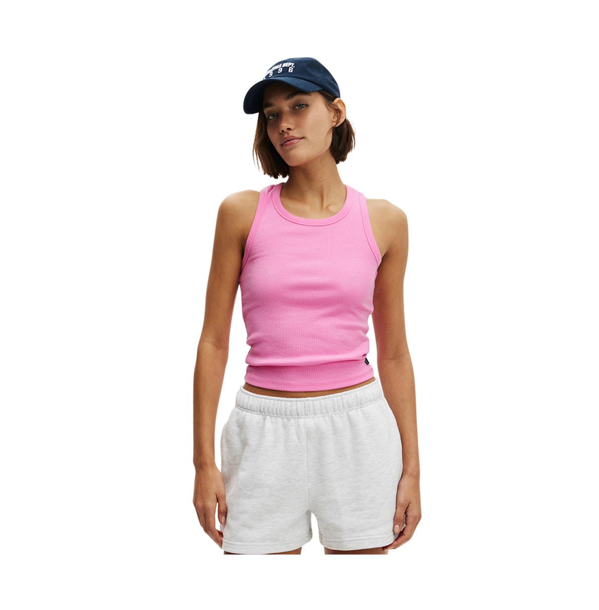 Cotton On Women's Active Core Rib Racer Tank