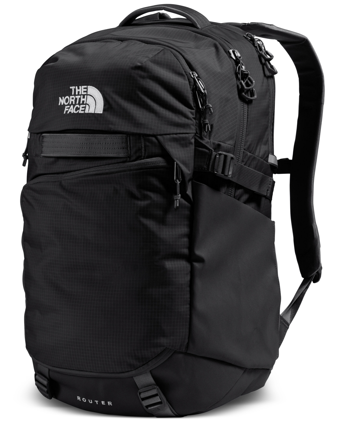 The North Face Router Flexvent Backpack In Tnf Black,tnf Black-npf