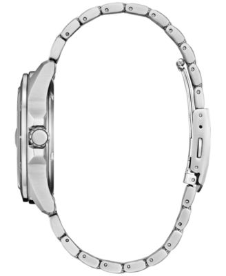 Eco-Drive Men's Stainless Steel Bracelet Watch 42mm