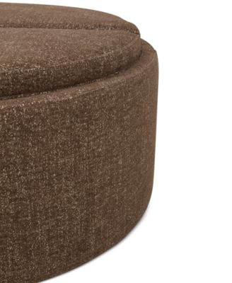 Jharli Fabric Storage Ottoman, Created for Macy's
