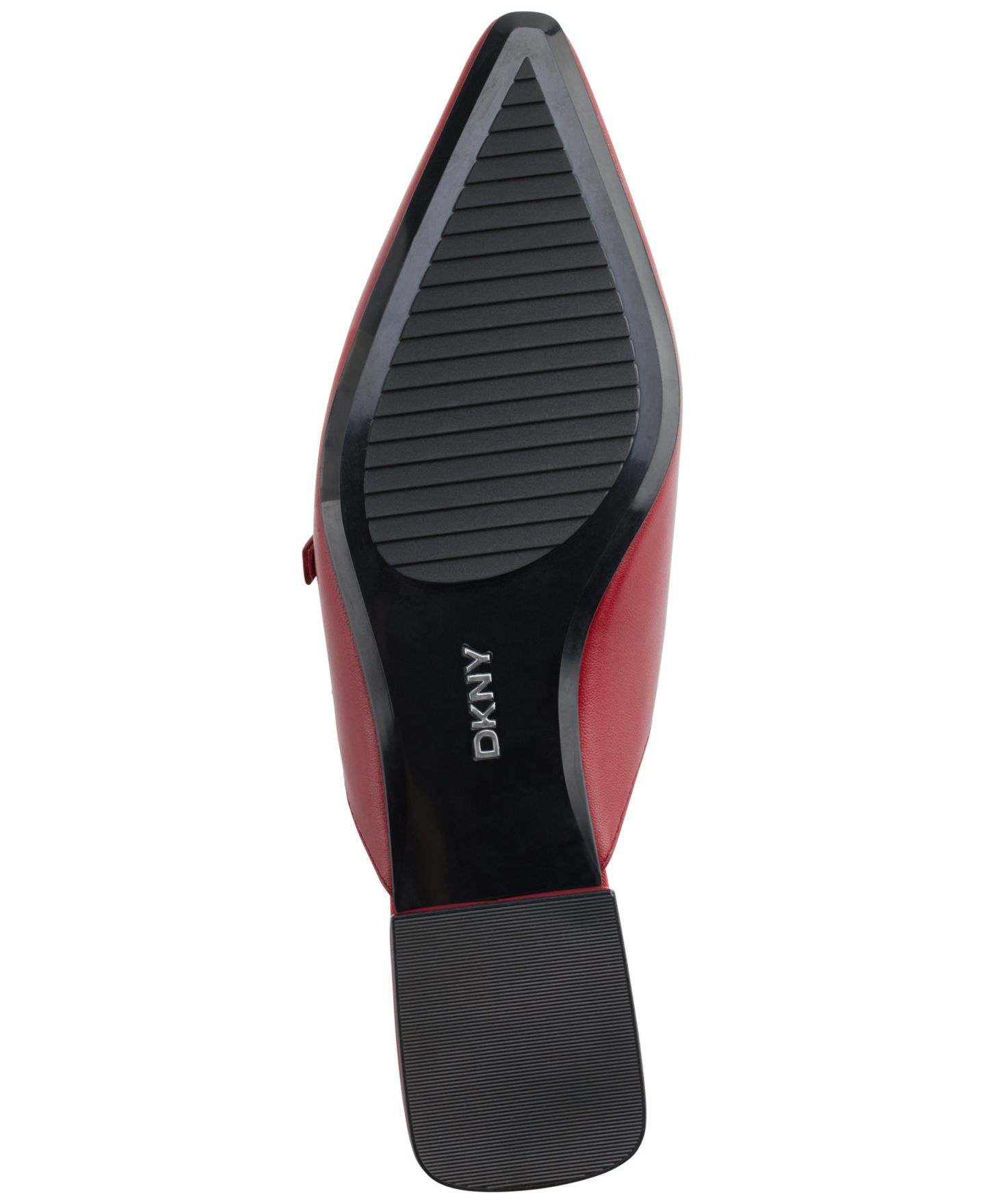 Женские сабо DKNY Cahana Slip-On Pointed Toe Mules, цвет: Рубиновый красный — фото 5