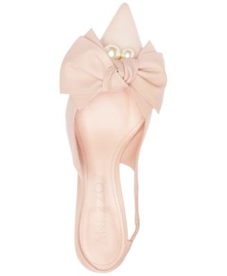 Women's Mother of Pearl Low Stiletto Pumps