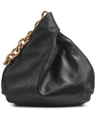 Lawrence Leather Wristlet with Chain Strap