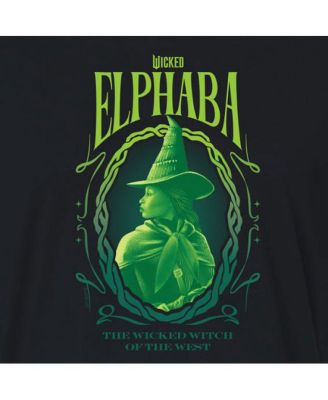 Juniors Trendy Wicked Elphaba Graphic Cropped T-Shirt