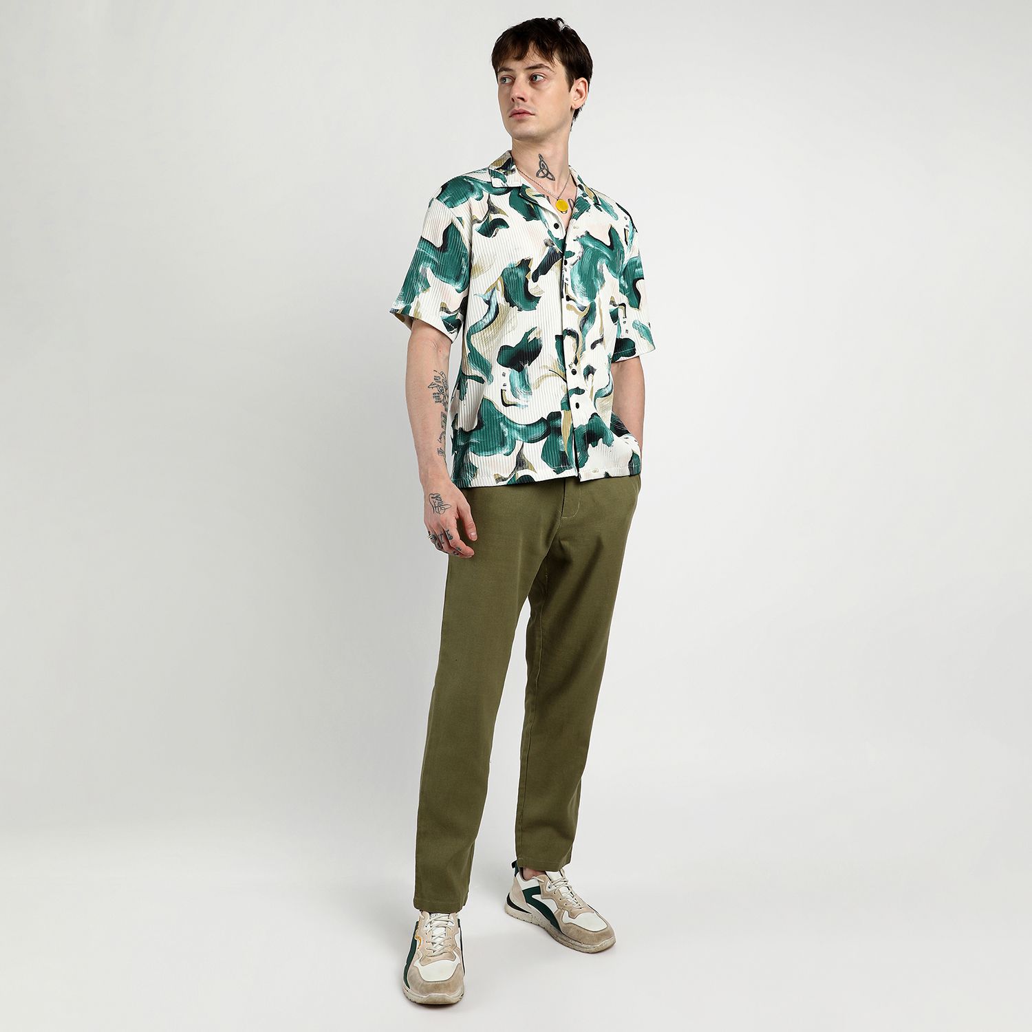 Men's Artistic Block Shirt