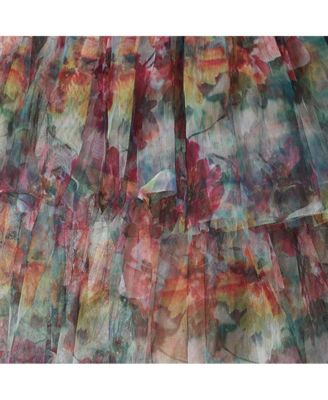 Women's Tiered High Low Gown