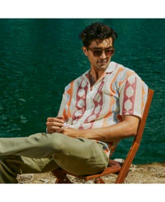 Geometric Block Oversized Shirt