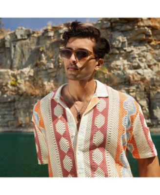 Geometric Block Oversized Shirt