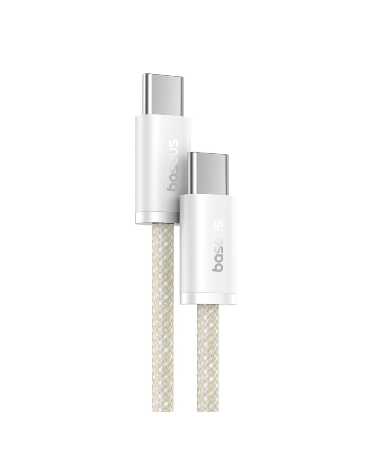 Baseus Usb-c to Usb-c Cable 100W Usb Charging Cable 6.6ft, Yellow - 6.6ft-Yellow