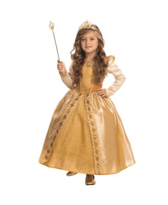 Toddler Gold Princess Dress Costume Set