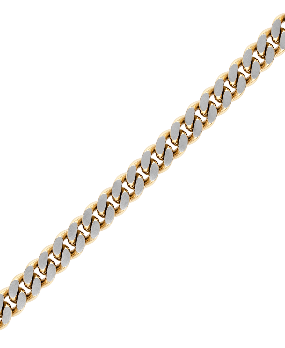 Bulova Two-tone Stainless Steel Chain Bracelet In No Color