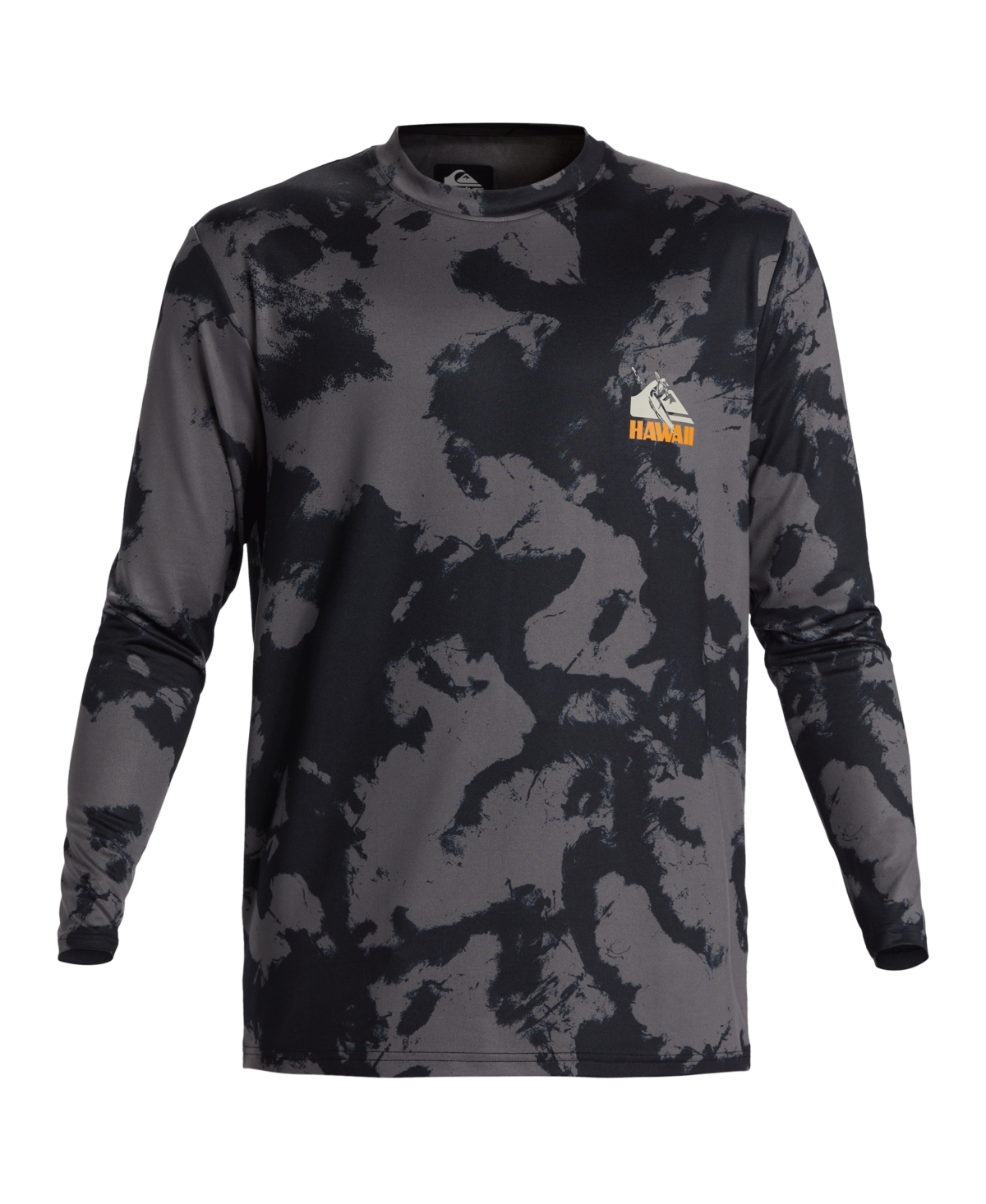 QUIKSILVER MEN'S HI PETROGLYPH SURF LONG SLEEVE T-SHIRT 
