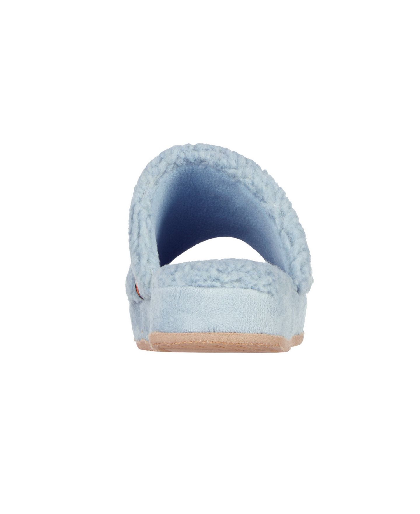Женские тапочки Isotoner Signature Berber Slide Slippers, цвет: Синий туманный — фото 2