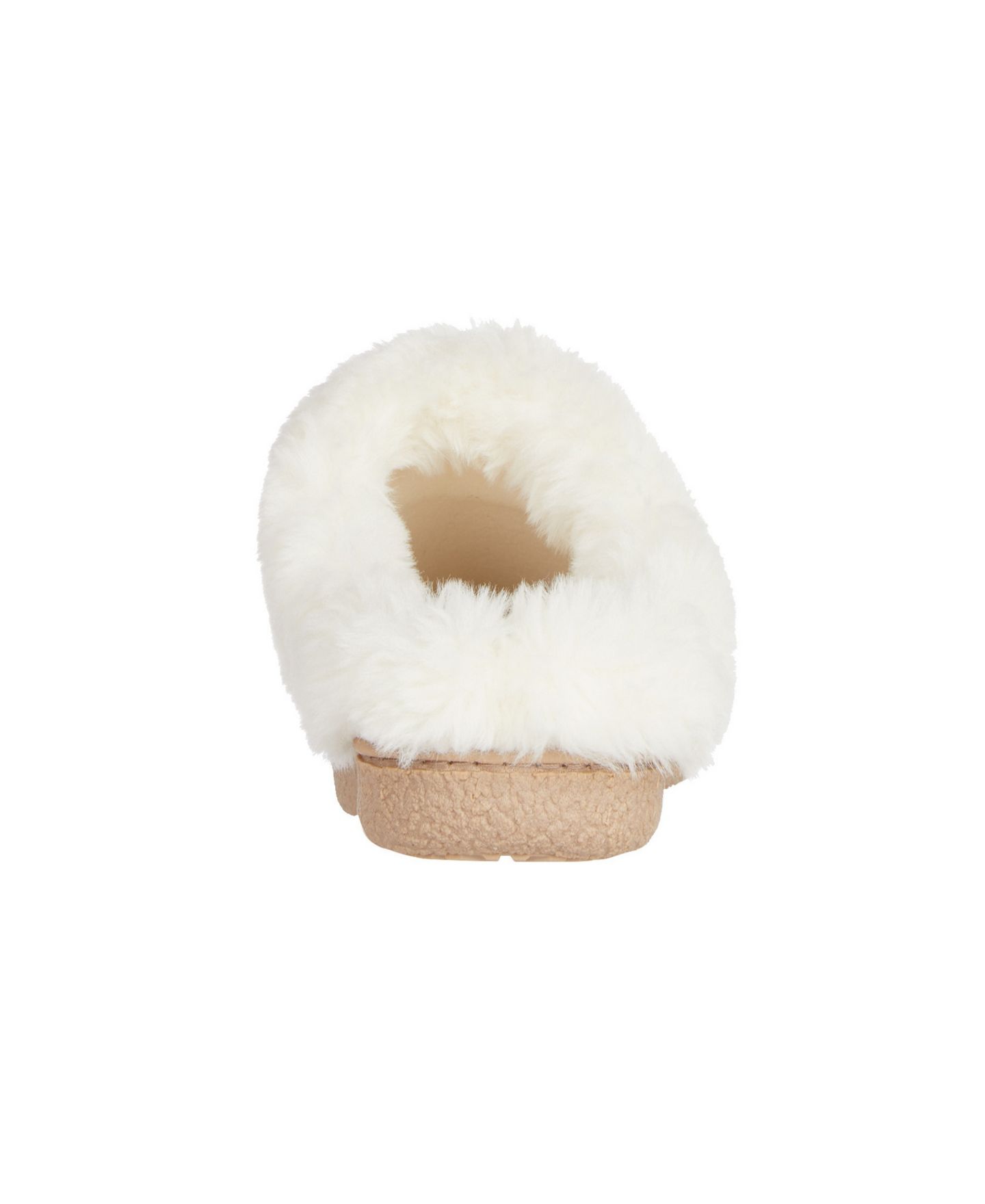 Женские сабо Isotoner Signature Clara Faux-Fur-Trim Clog Slippers, цвет: Изюмный — фото 3