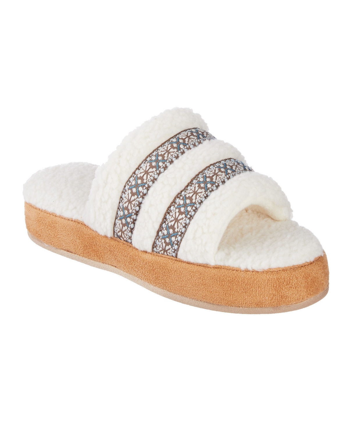 Women's Berber Slide Slippers - Raisin