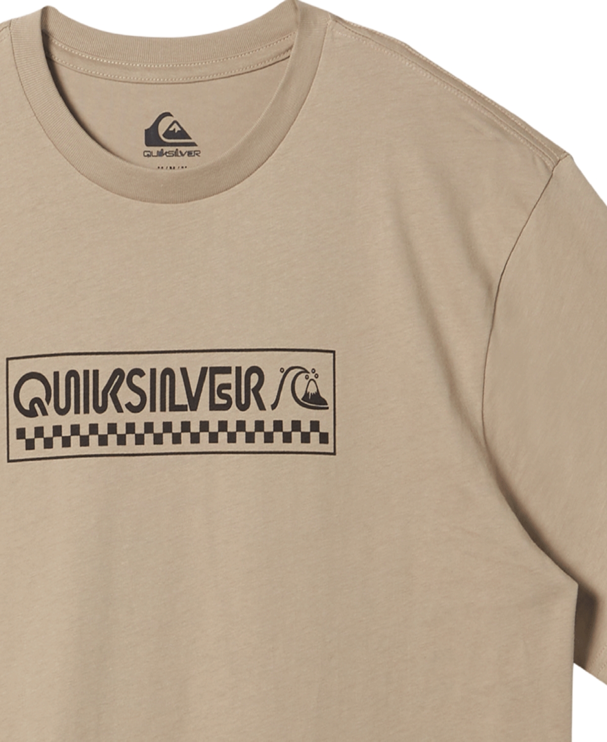 Quiksilver Men's Fine Line Short Sleeve T-shirt In Plaza Taupe