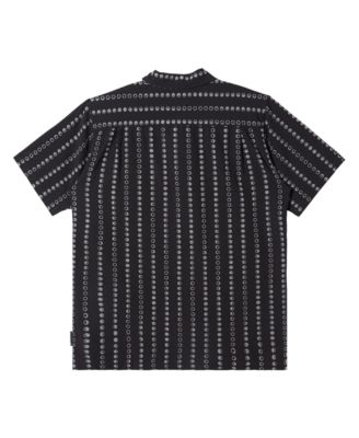 Men's Lunar Phases Casual Short Sleeve Shirt