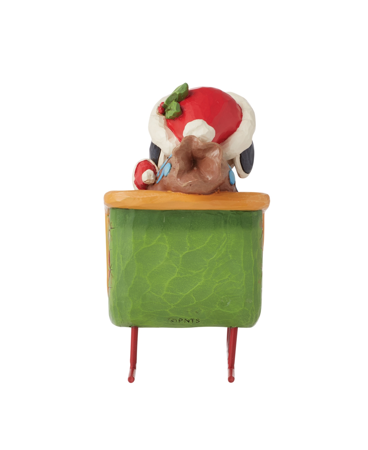 Jim Shore Peanuts Snoopy And Woodstock In Sleigh Figurine In Multi