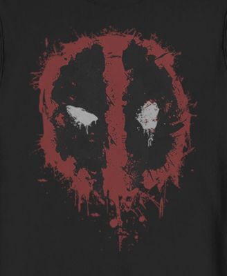Men's Deadpool Splatter Icon Crew Fleece Pullover