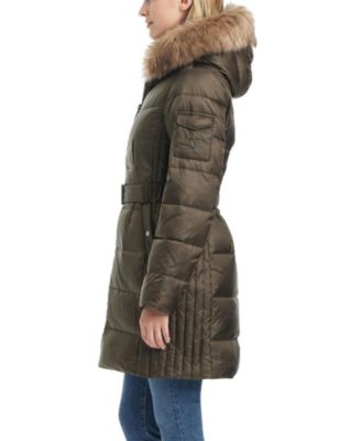 Women's Mid-Length Fitted Puffer Coat